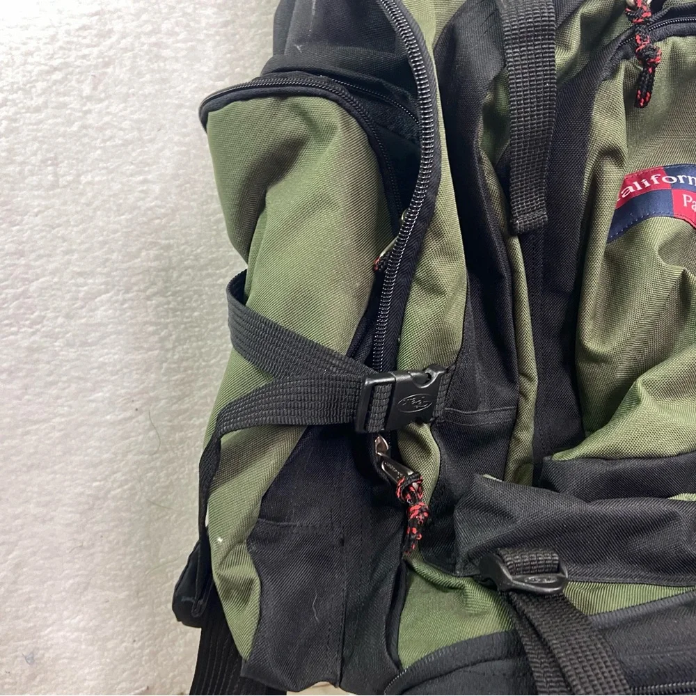 California Pak hiking backpack. Olive Camo green & black. Super extra large